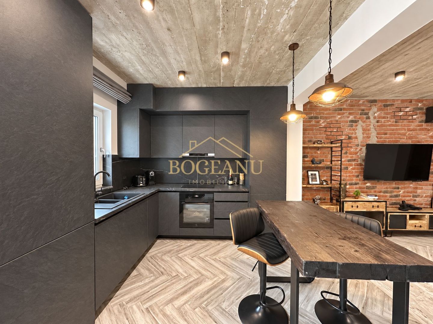 BG202-Apartament LUX 2 camere, mobilat,design industrial,parcare GIROC - Poză 3