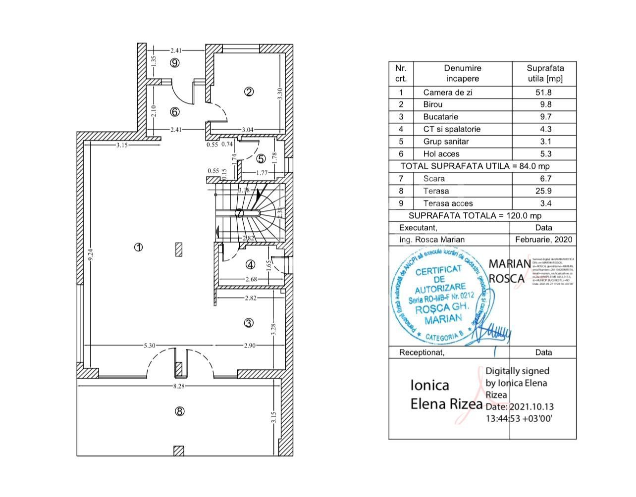 Vilă cu vedere spre pădure și cu piscina încălzită - Schiță 13