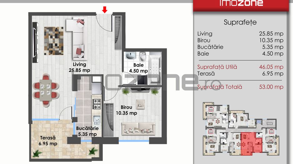 Drumul Taberei, 2 Camere, Decomandat, 53mp, Zona De Case, Bloc Nou, Comision 0% - Poză 7