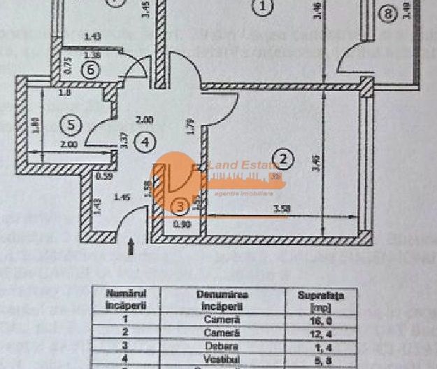 Apartament 2 Camere Șos. Giurgiului - Schiță 13