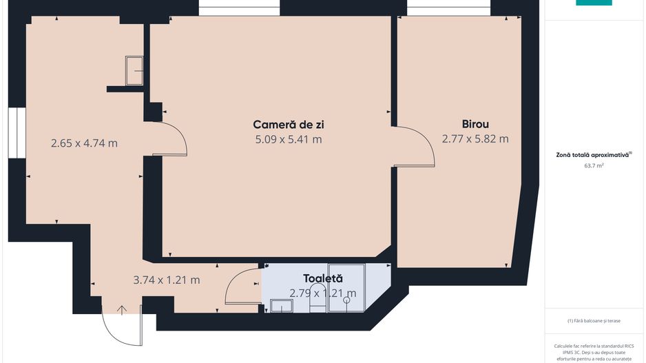 Birou 64 mp Ultracentral cu Parcare - Poză 10