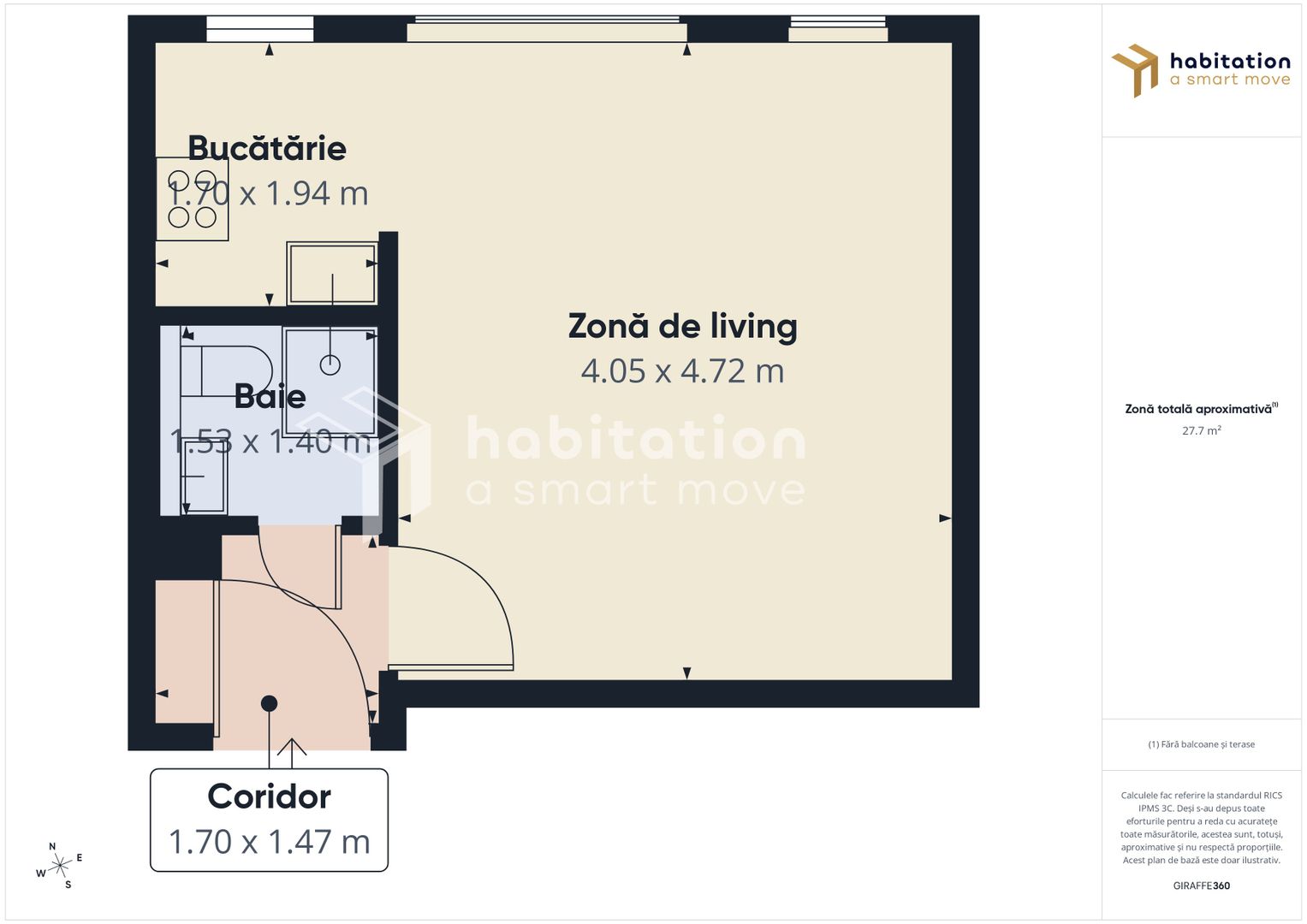 Apartament 1 camera, boem, chiar in centrul Timișoarei - Poză 19