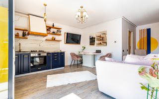 Vând apartament, 2 camere, cu gradina, de 44 mp utili, Floresti - Poză 1