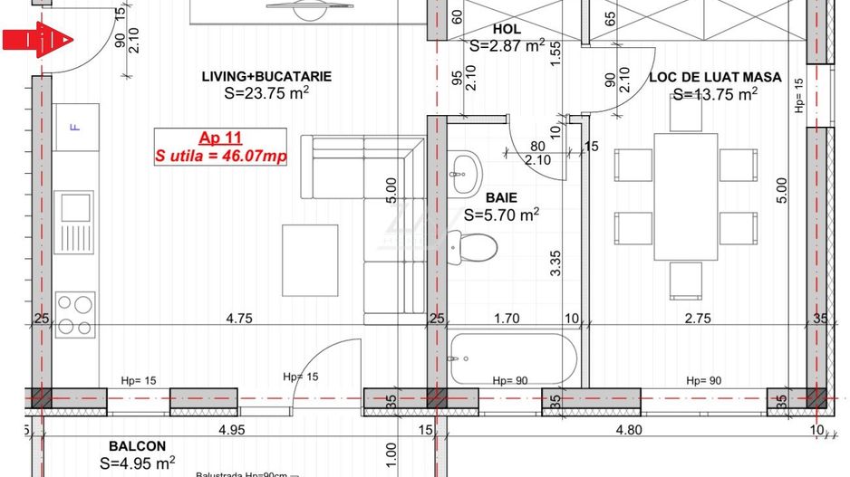 Bloc finalizat. Pozitie excelenta. Loc de parcare. Drum asfaltat. - Poză 7