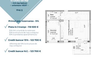 2 Camere | Studio | 0% Comision | Tractorul | 2026-2027 - Poză 14