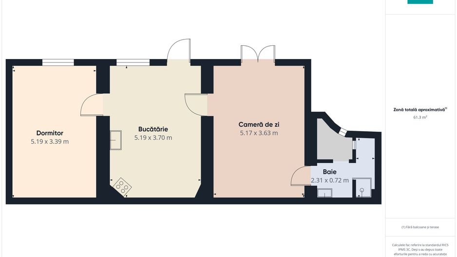 Apartament ultracentral, renovat, cu garaj - Poză 14