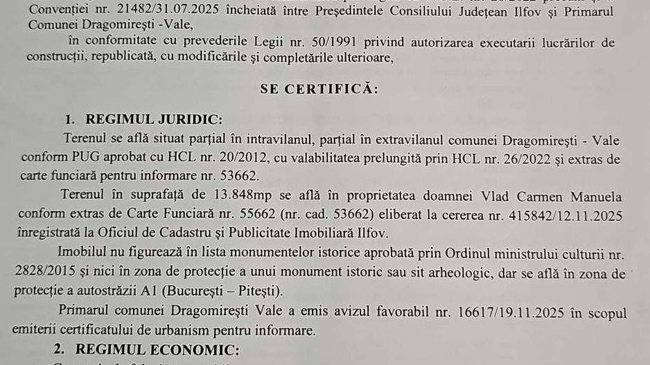 Teren Intravilan 13848 mp deschidere la A1 zona Carrefour Militari - Schiță 4
