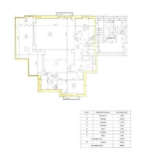 Apartament 3 camere | Soseaua Nordului | Loc de parcare - Schiță 12