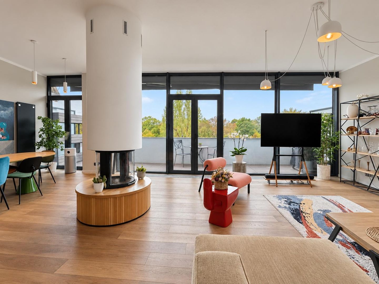 Penthouse duplex cu șemineu, saună și vedere la parcul Carol - Poză 4