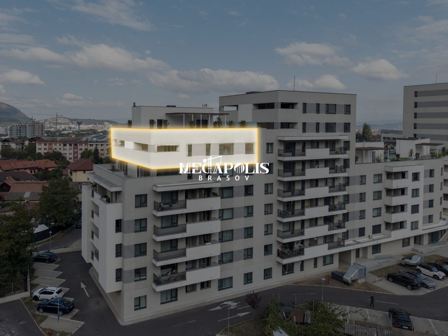 Penthouse 4 camere, 2 terase, panoramă munți și Tâmpa - Poză 30