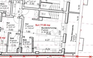 Apartament tip Penthouse Premium – 2 niveluri, 2 terase - IRA! - Schiță 13