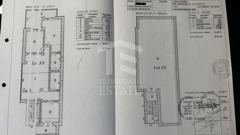 ANDRONACHE - Mentiunii | 3 camere 120mp + terasa 110mp bloc 2009 - Schiță 2