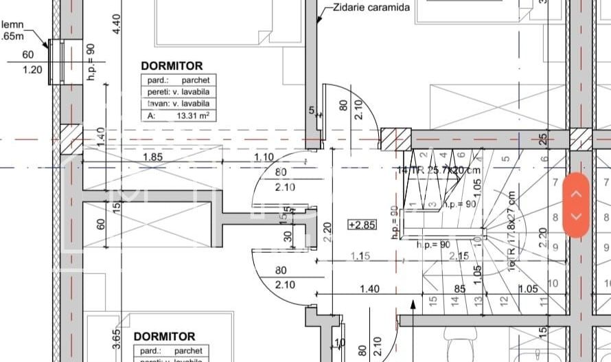 Duplex Modern cu 4 camere LA CHEIE, Zona Lidl, Cartierul Arhitectilor - Schiță 10