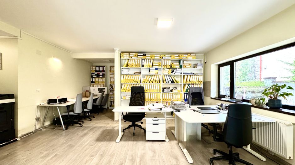 Spațiu de birou complet echipat – 115 mp, 3 birouri, 3 grupuri sanitar - Poză 2