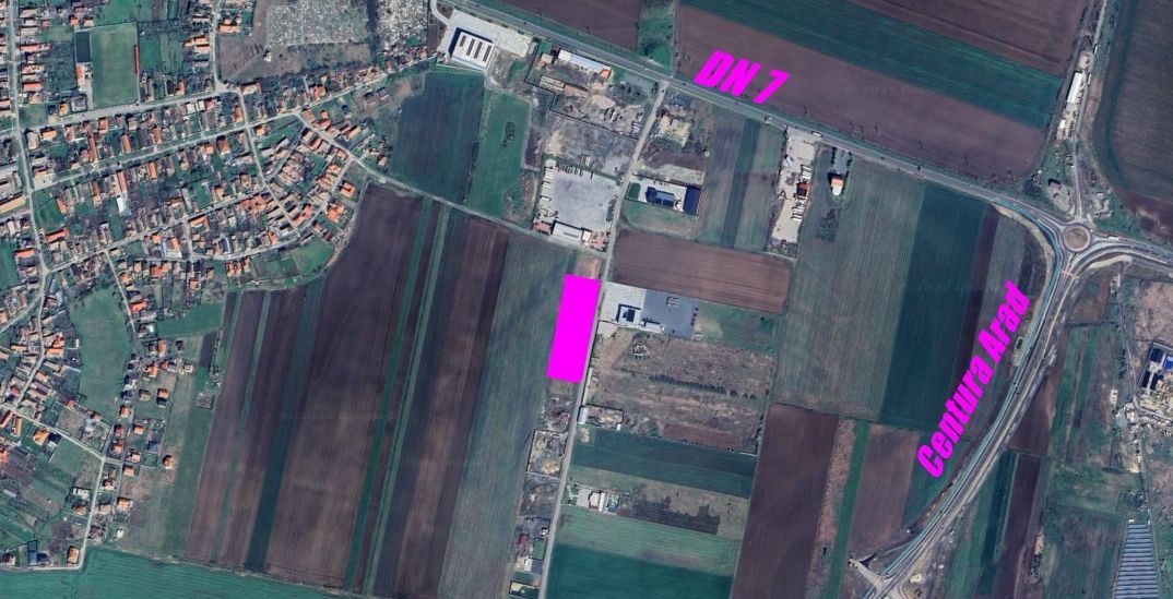 Teren cu acces DN7 și A1, ideal pentru dezvoltări industriale - Poză 1