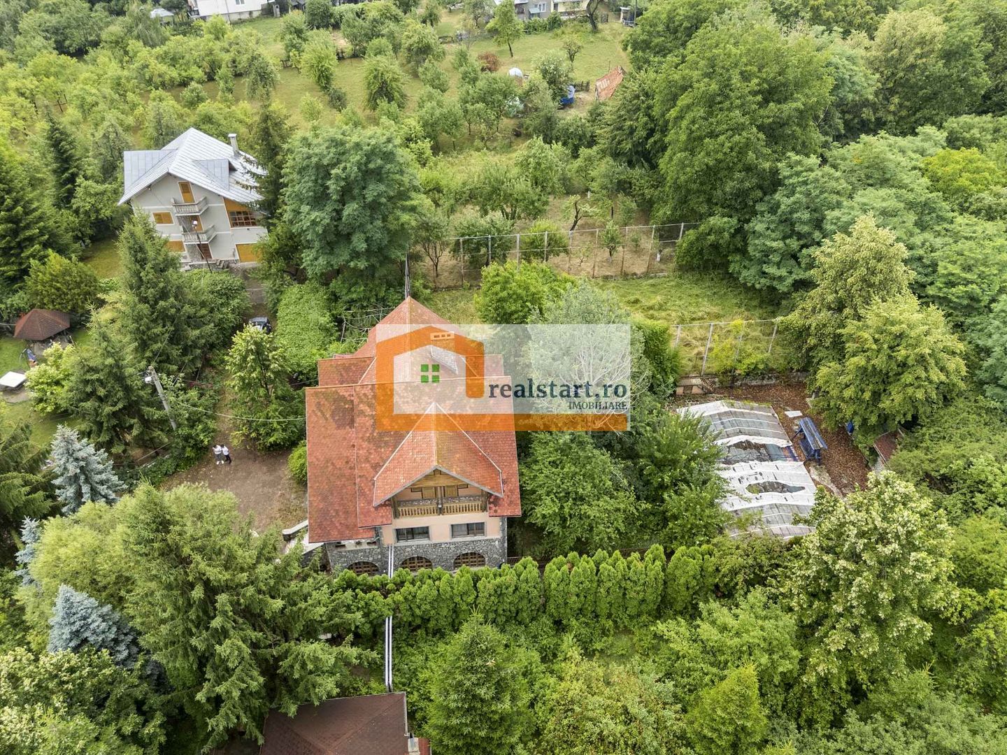 Vedere directa la Padure, 5000mp teren, Vila D+P+1E+M, semineu, foisor - Poză 49