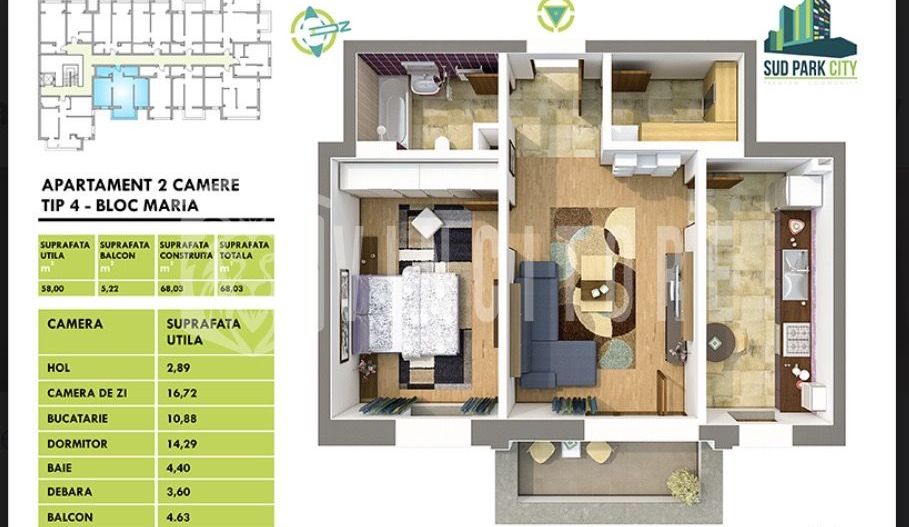 Apartament 2 Camere Berceni| Luica  | Bloc Nou | Parcare Subteran - Poză 5