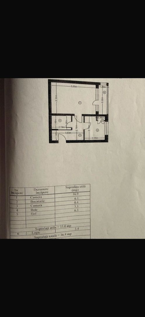 Apartament 1 camera/Garsoniera Colentina 37mp - Poză 9