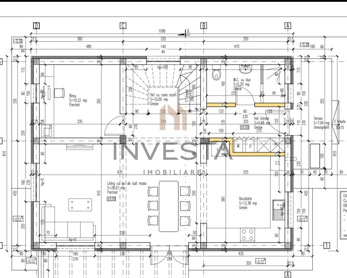 Casa noua in Chinteni, 700 mp teren- zona strazii Caragiale - Schiță 15
