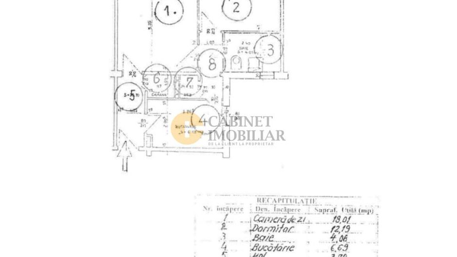 2 Camere - 54MP | Reabilitat - Renovat | 3/11 | M Lujerului - 2 minute - Schiță 9
