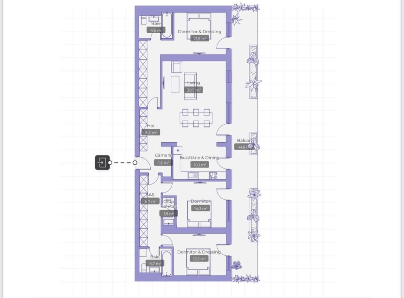 Chirie I Apartament 4 camere I Iancu Nicolae I Piscina I NOU - Poză 22