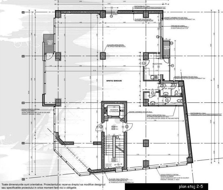 Zero comision, 215mp spatiu birou partitionat Mosilor - Foisor, 12' metrou - Schiță 8