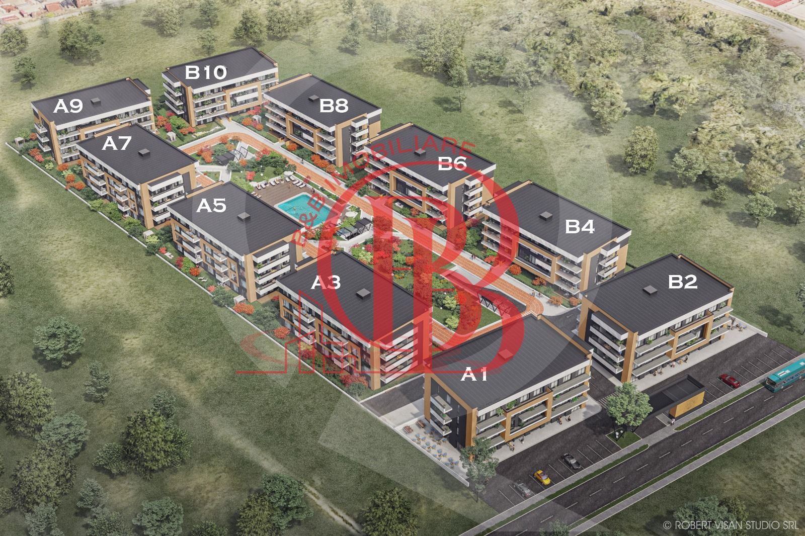 3 camere Premium 2 terase si gradina 150 mp Titan Pallady - Poză 5