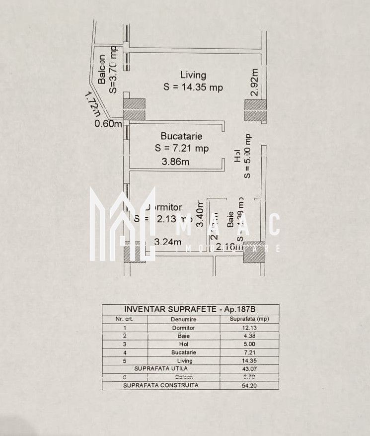 Apartament 2 camere I 43 mp utili I Lift I Parcare I Hipodrom - Poză 11