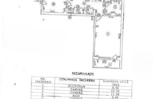 Apartament 3 camere Metrou 1 Decembrie – 200 m Complet renovat 2025 Centrală proprie - Schiță 10