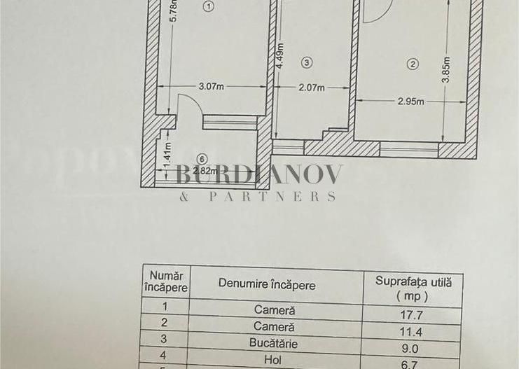 Apartament cu 2 camere de vânzare - Metrou Costin Georgian - Titan - Poză 3