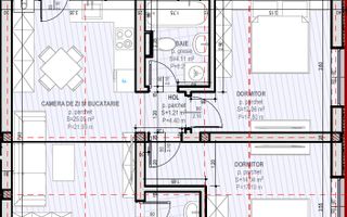 Apartament 3 camere 59.84 mp utili  | Șelimbăr – Zona Unirii - Schiță 7