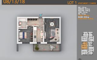 AP. 2CAM. DECOMANDAT - COMPLEX 4 BLOCURI P+3 /  METROU N. TECLU! - Poză 2