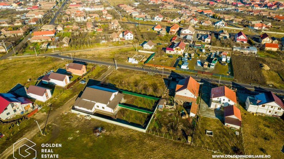 Casa noua la cheie, cu 3 dormitoare si 500 mp teren,  Sagu - Poză 20