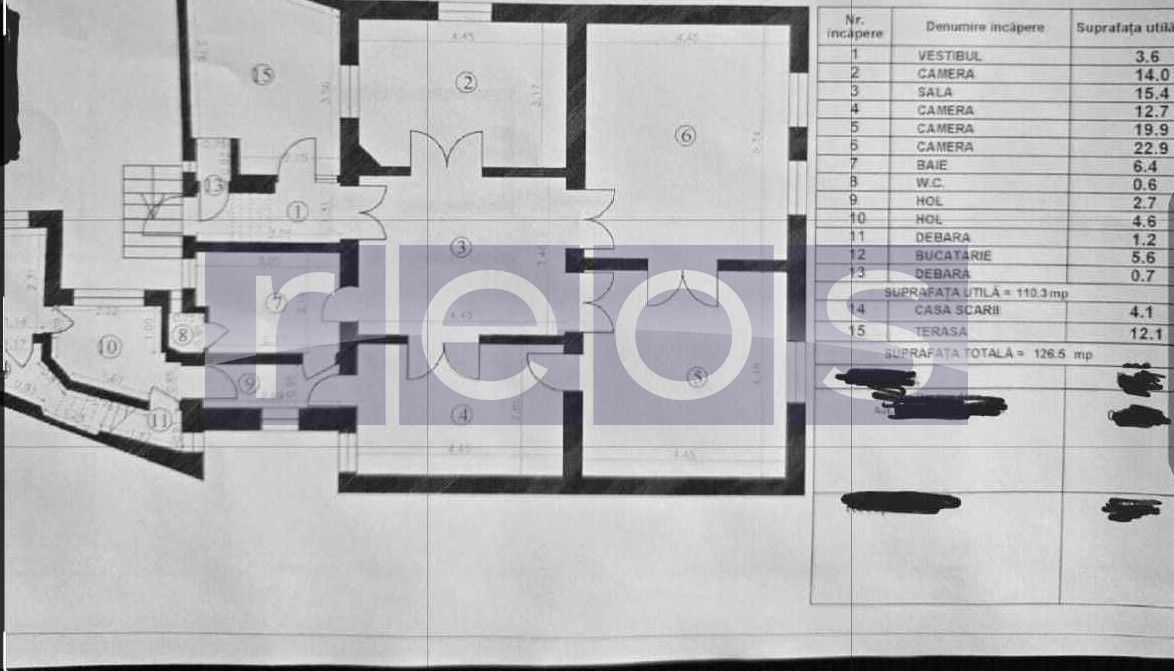 VANZARE CASA 4 CAMERE CURTE PROPRIE GARAJ 175MP UNIRII CARTIER EVREIESC - Poză 15