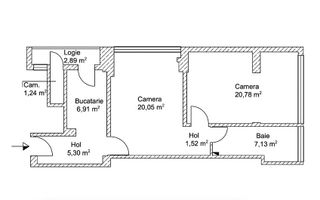 Apartament 2 camere | La cheie | Zonă ultracentrală-Piața M. Viteazul - Poză 9
