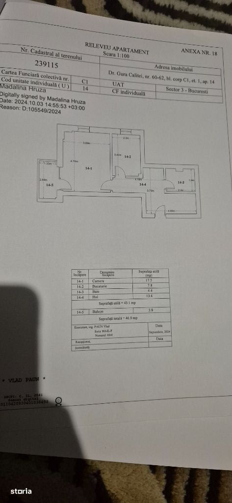 Garsonieră nouă de vânzare – 46 mp, etaj 1, loc de parcare - Poză 20