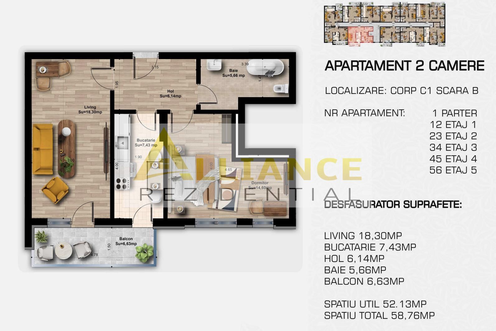 3 camere 2 bai - Complex rezidential modern - acces rapid la metrou - Poză 12