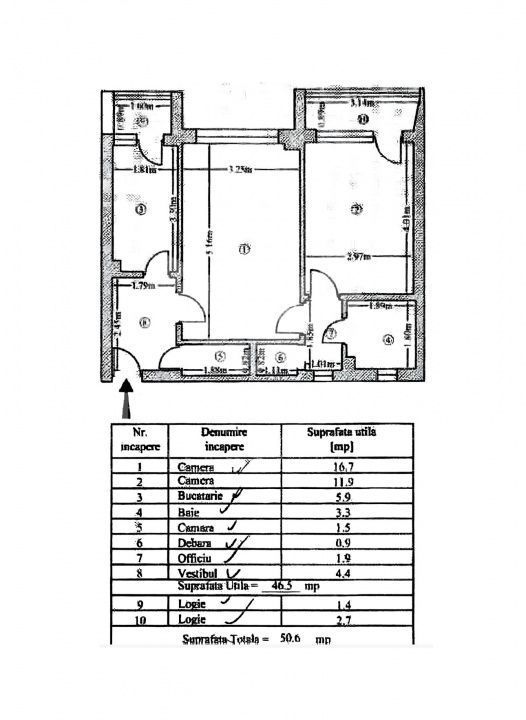 Apartament 2 camere Dorobanti | Imobil 1962 - Poză 8