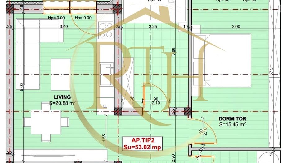 Oferim spre vanzare apartamente cu 2 camere, Direct de la Dezvoltator, Giroc - Poză 19