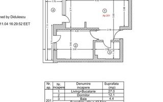 Apartament 2 camere -tip studio, Metrou Berceni, prima inchiriere - Poză 8