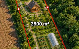Teren 2800MPU I Acces Rău Hartibaci I Ideal Arabil, Cabana I Daia - Poză 1