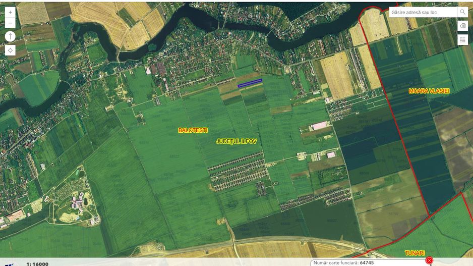 Teren intravilan cu destinatie rezidentiala 7.458 mp Balotesti - Poză 12