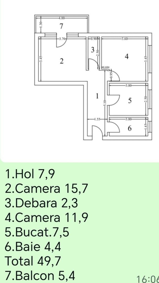 Apartament 2 camere Timpuri Noi | Decomandat - Poză 7