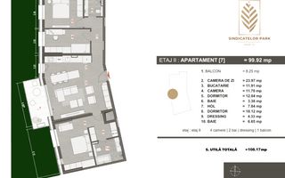 Apartament 4 camere  – Sindicatelor Park, zona Parc Central - Poză 2