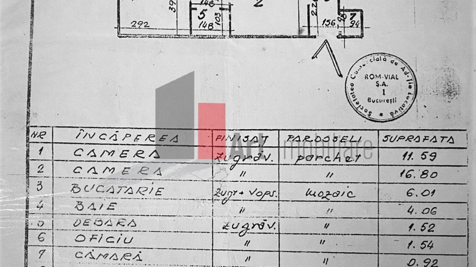 Apartament 2 camere, semidecomandat|Comision 0%-zona Pajura - Schiță 13