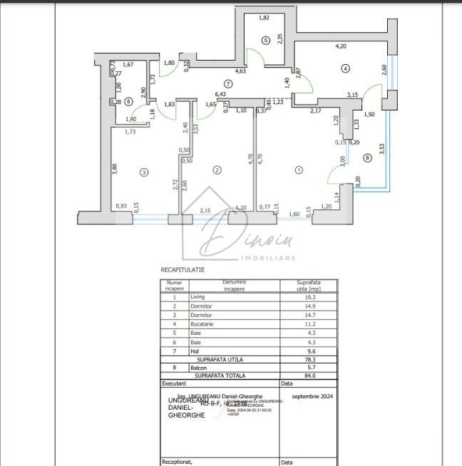 CORTINA NORTH - Apartament 3 camere 84 mp lux - COMISION 0% - Poză 2