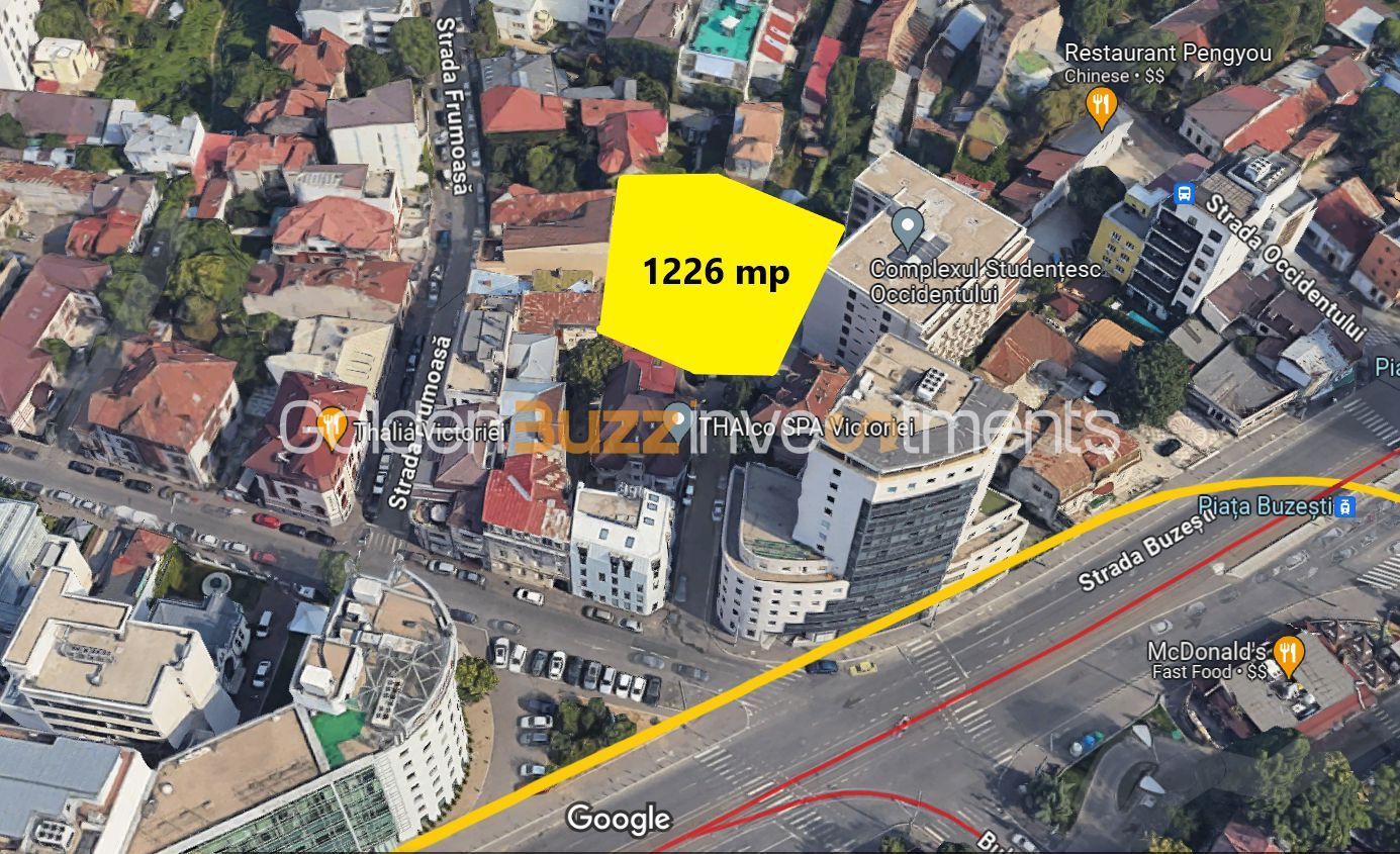 Super Pozitie | Teren Piata Victoriei | 1226 mp | CUT: 2 | POT: 50 % | - Schiță 4