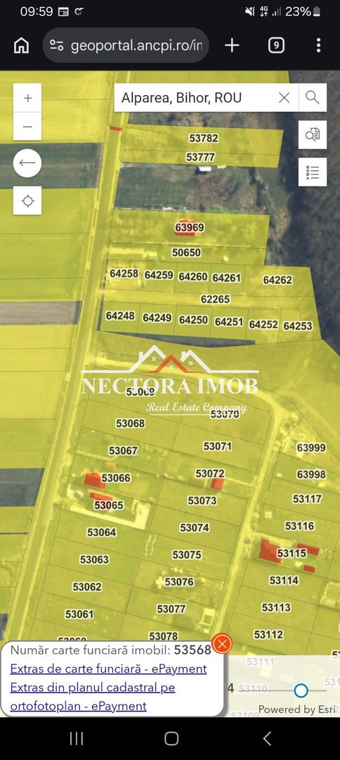 NECTORA IMOB-Teren Intravilan 1051 mp, Zona Alparea, Utilitati - Poză 3