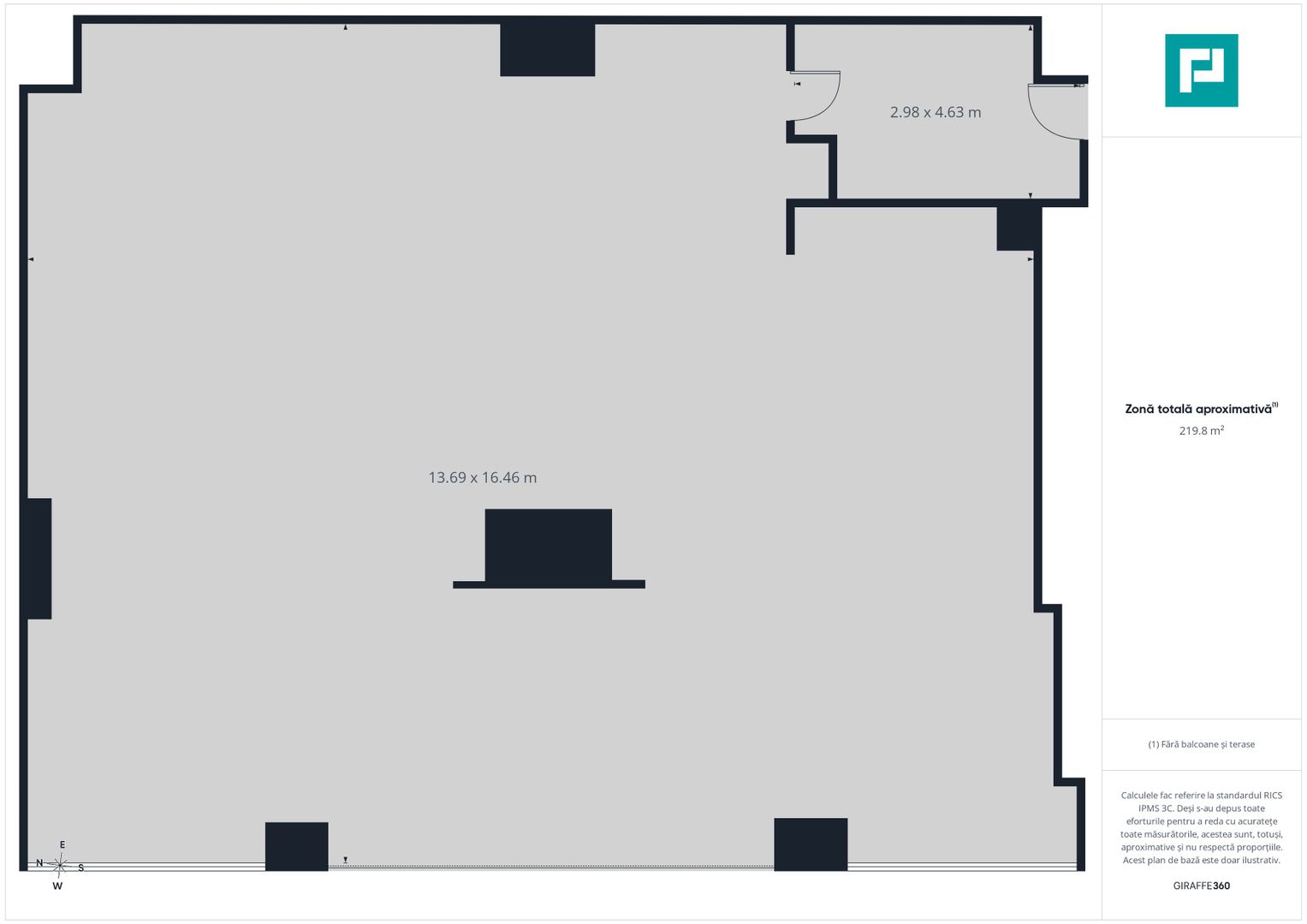 Spațiu comercial premium 220mp Agora Arad - Poză 6