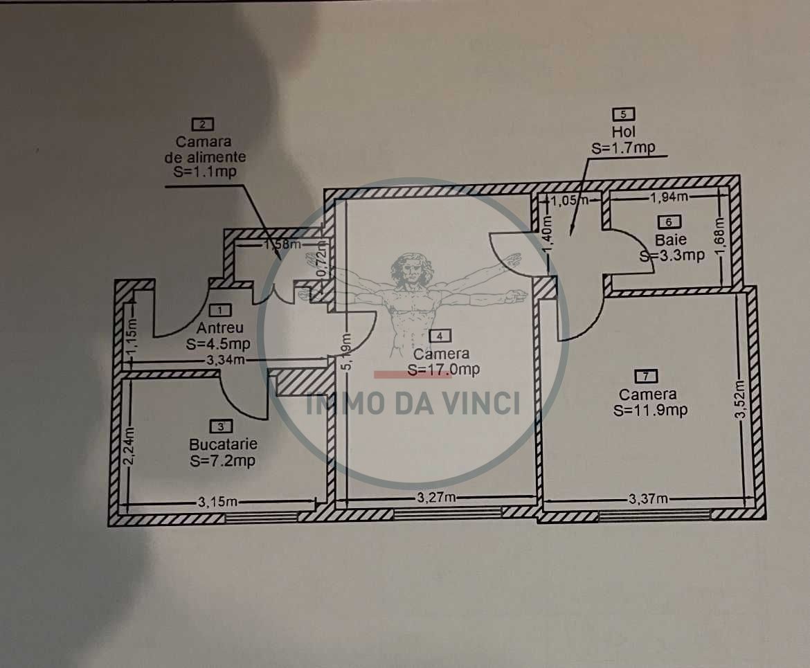 Închiriez apartament 2 camere | Horea - Poză 7